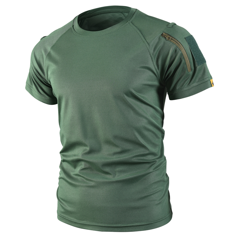 Tactical Military Shirt Cargo - ยุทธวิธี Cargo Quick Dry Combat เสื้อยืดผู้ชายกองทัพทหารการล่าสัตว์กลางแจ้งตั้งแคมป์ปีนเขาเดินป่าเดินป่าเสื้อ