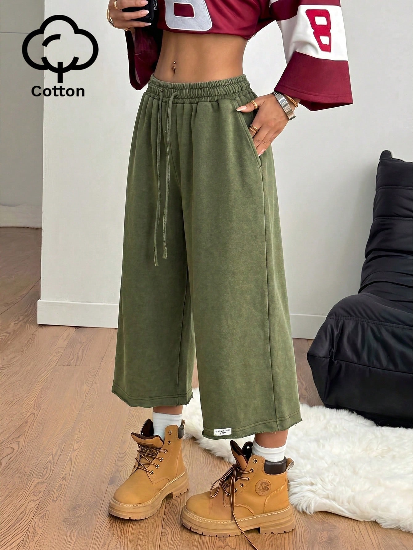 Shorts - คูลเลน วีเมน ซัมเมอร์ สตรีทแวร์ วินเทจ วอช
