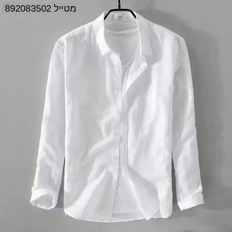 เสื้อเชิ้ตผ้าฝ้ายลินินลายอ็อกซ - Oxford Cotton Casual Shirt Business บทวิจารณ์และราคา