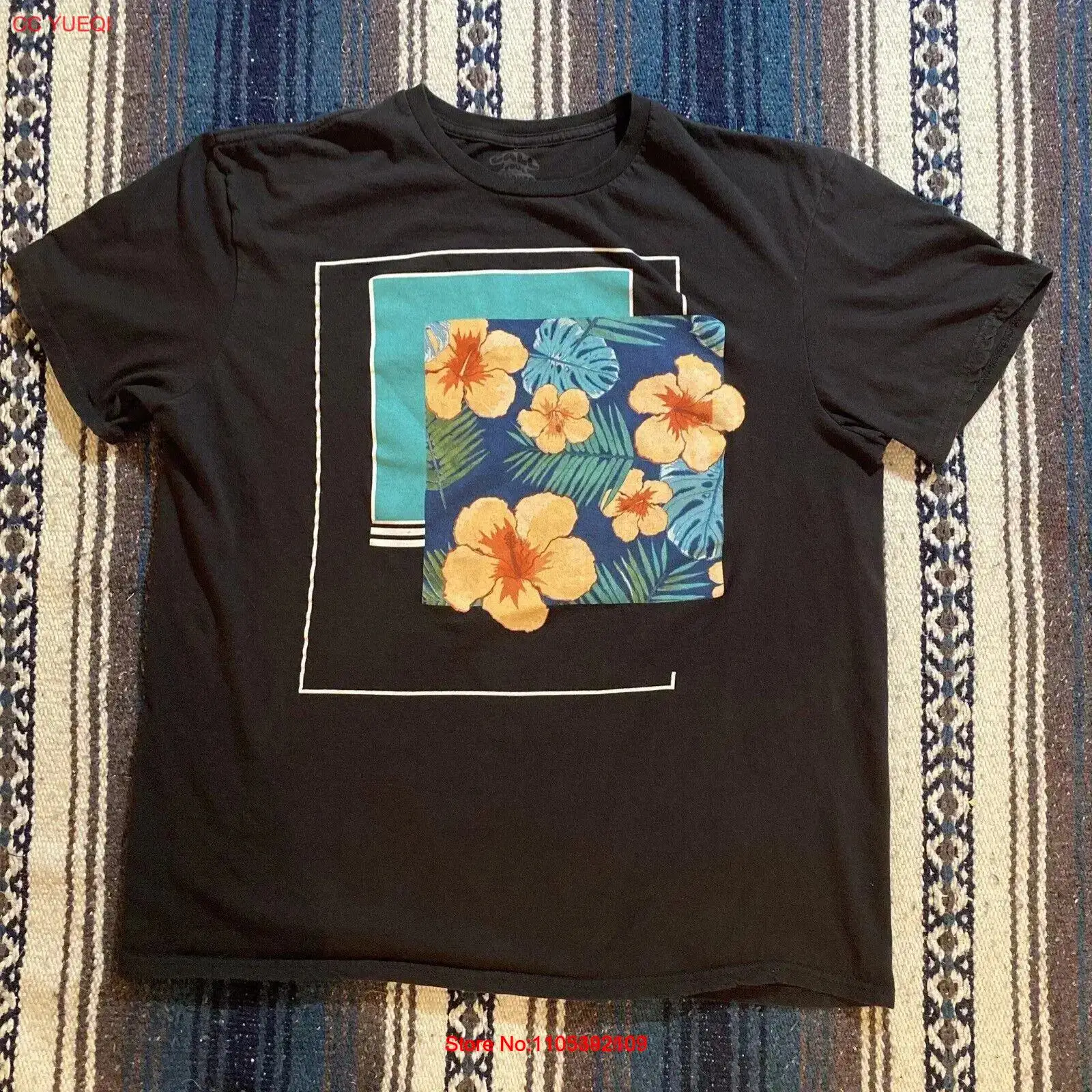 เสื้อยืดลายดอกไม้สไตล์ฮาวายลาย - Vintage Hawaiian Floral Shirt บทวิจารณ์และราคา