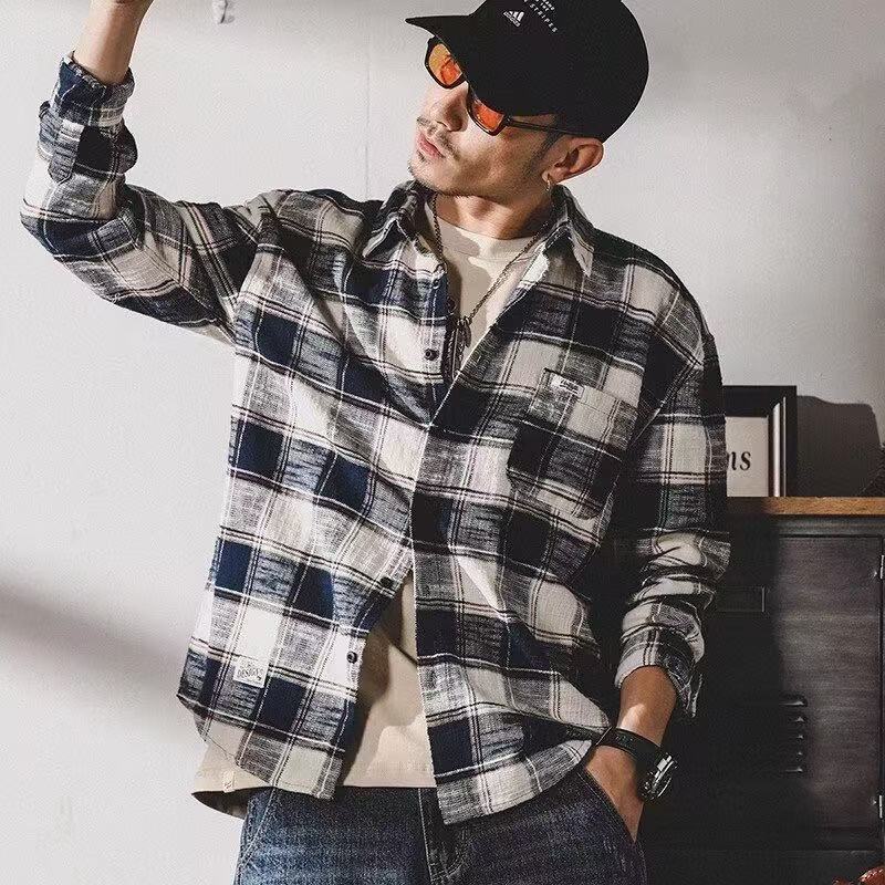 เสื้อเชิ้ตแจ็คเก็ตลายตารางสไตล - Flannel Plaid Shirt Heavy Weight บทวิจารณ์และราคา