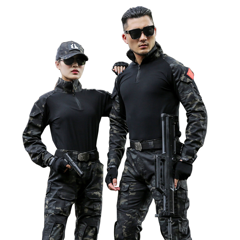 ชุดยุทธวิธีกลางแจ้ง ชุดลายพราง - Tactical Military Shirt Cargo บทวิจารณ์และราคา