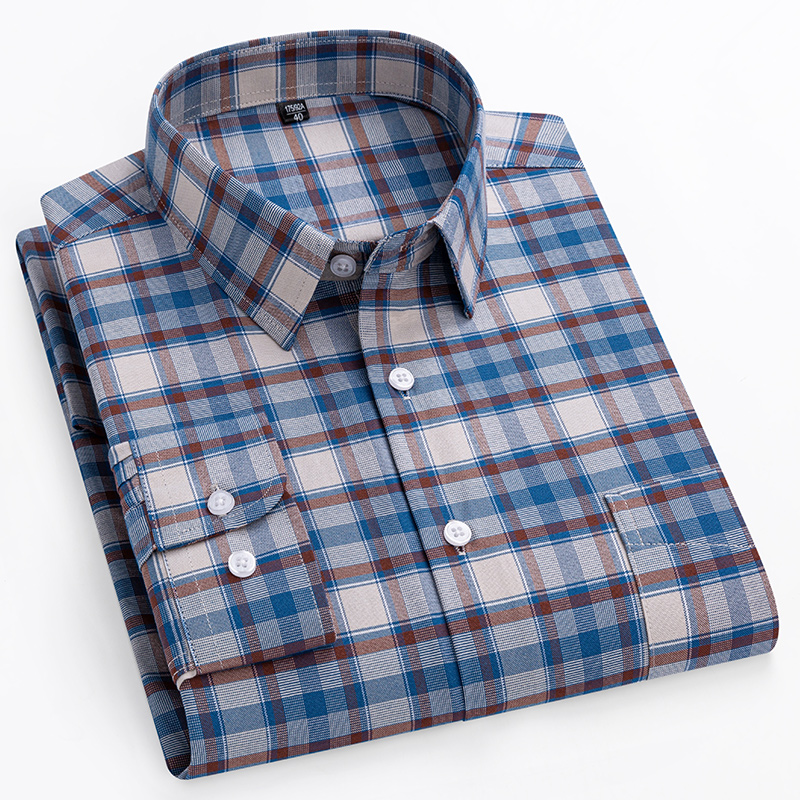 ใหม่ 11XL 10XL ขนาดใหญ่พิเศษแข - Oxford Cotton Casual Shirt Business บทวิจารณ์และราคา