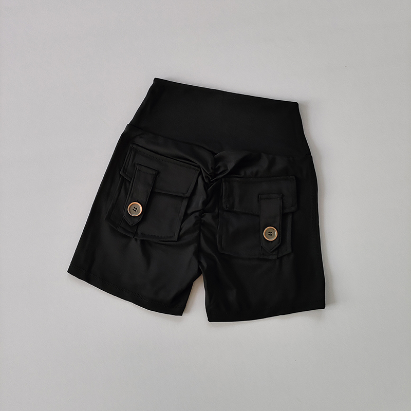 Nude เอวสูงพีชสะโพกไม่มีรอยต่อ - Shorts บทวิจารณ์และราคา