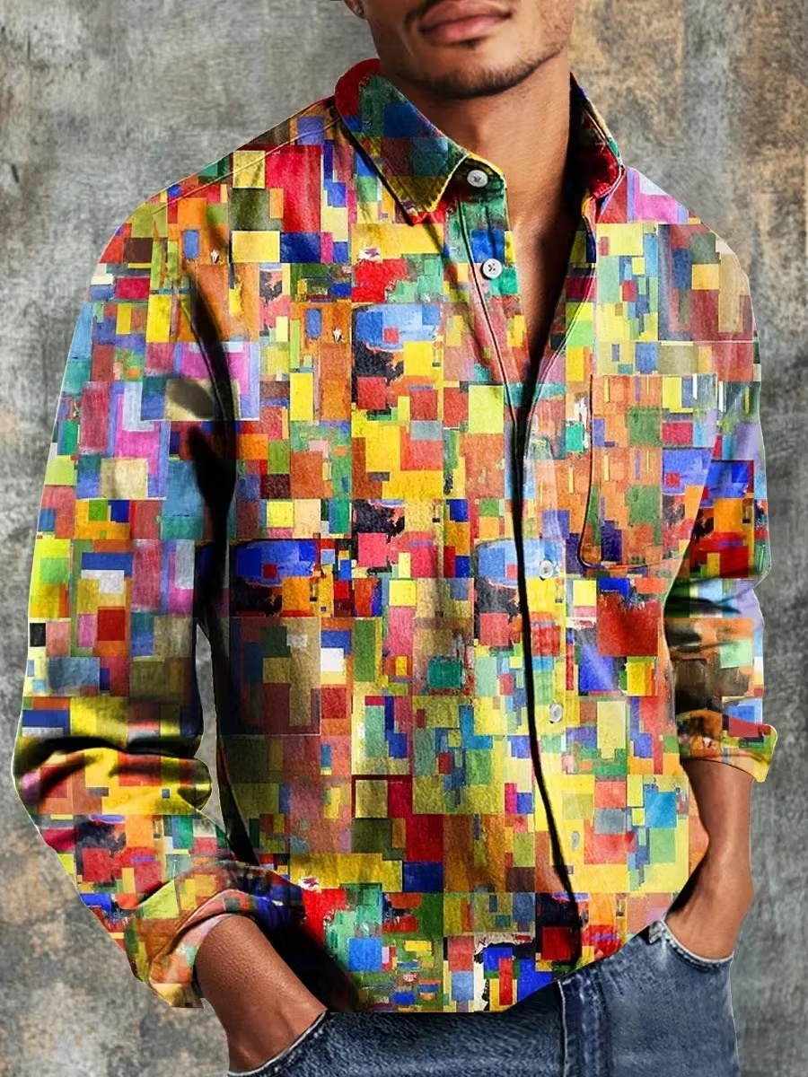 เสื้อเชิ้ตผ้าลินินแฟชั่นลำลองส - Mens Linen Shirt Long Sleeve บทวิจารณ์และราคา
