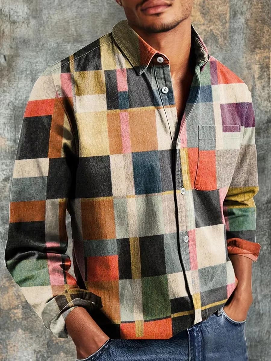 เสื้อเชิ้ตผ้าลินินแฟชั่นลำลองส - Mens Linen Shirt Long Sleeve บทวิจารณ์และราคา
