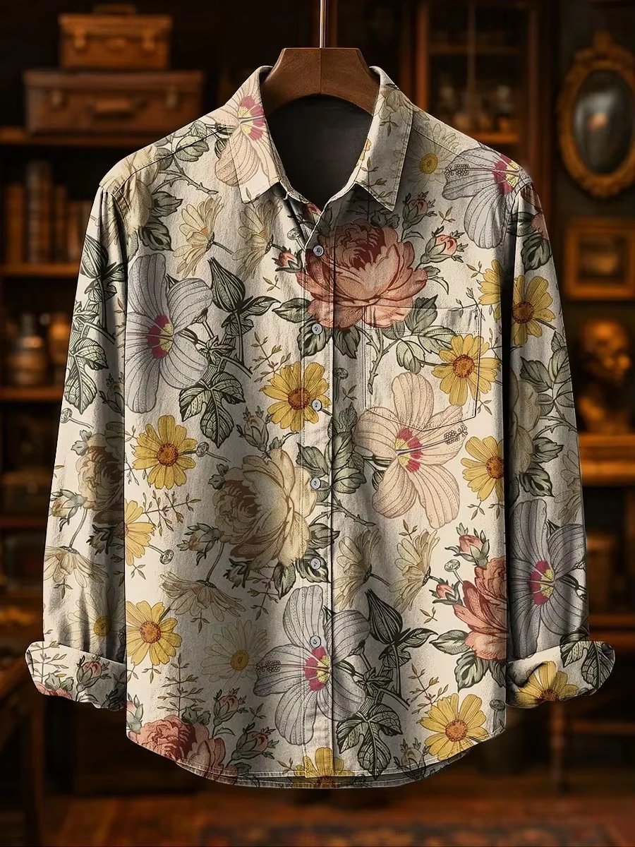 เสื้อเชิ้ตผ้าลินินแฟชั่นลำลองส - Mens Linen Shirt Long Sleeve บทวิจารณ์และราคา