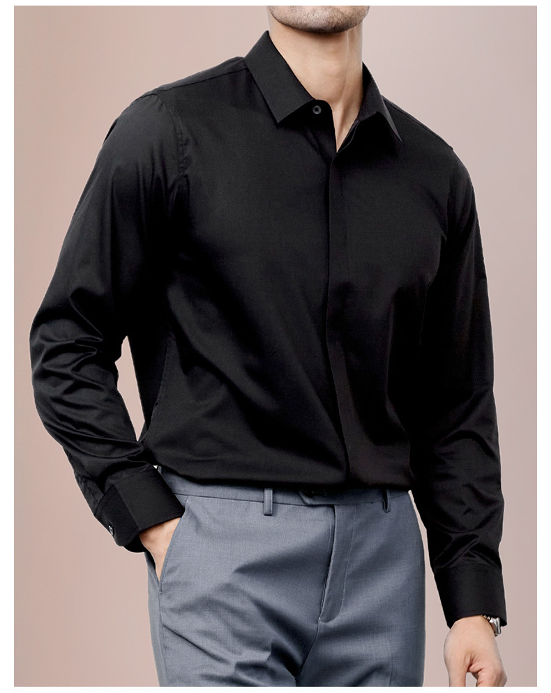 เสื้อเชิ้ตผ้าไหมผู้ชาย คอลเลคช - Mens Satin Silk Dress Shirt บทวิจารณ์และราคา